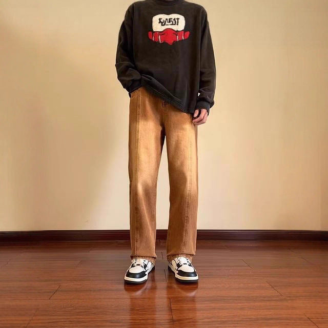 Vintage Tie-Dye Jeans für Herren