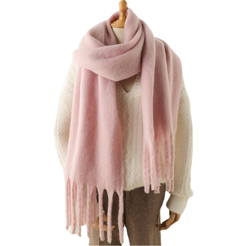 Winterthermal-Schal mit langen Pompons – Bild 13 | LuxeStyle