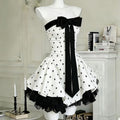 Figurbetontes Polka-Dot Mini-Kleid – Bild 1 | LuxeStyle