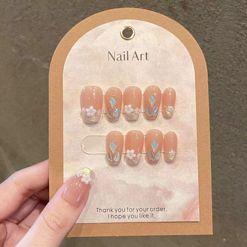 Nagelart Blumen Motiv