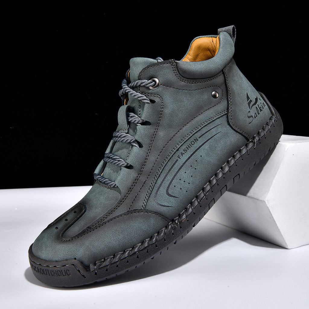 Herren-Stiefel mit Handstich-Sohle