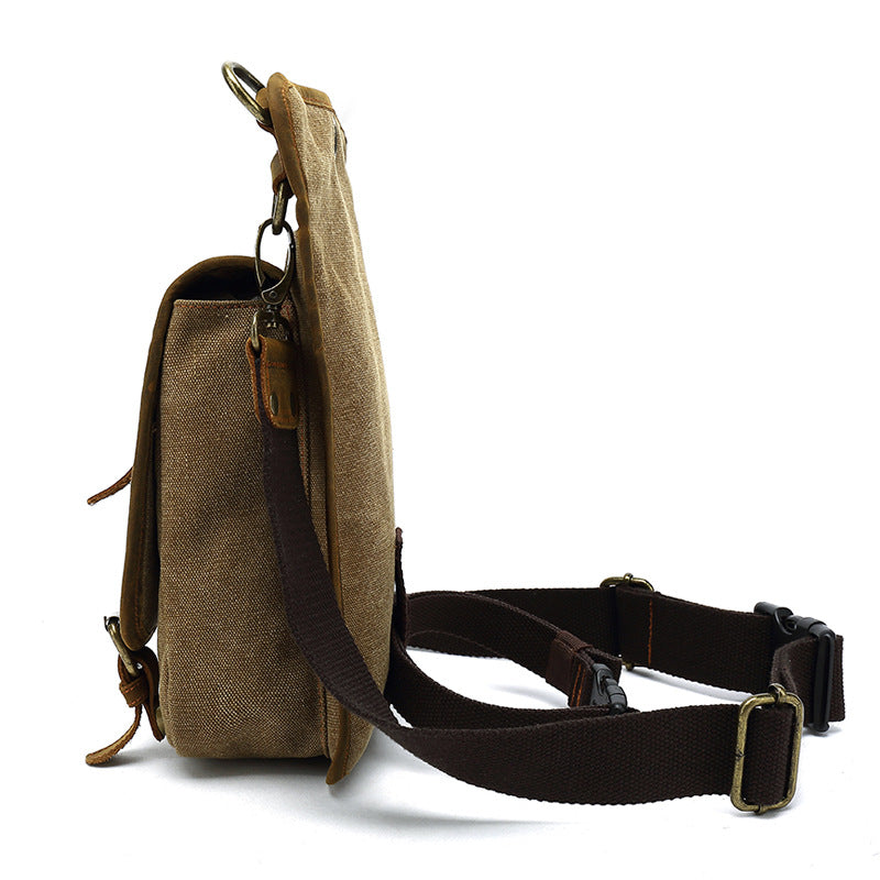 Canvas-Messenger-Tasche – Retro-Design – Bild 4 | LuxeStyle