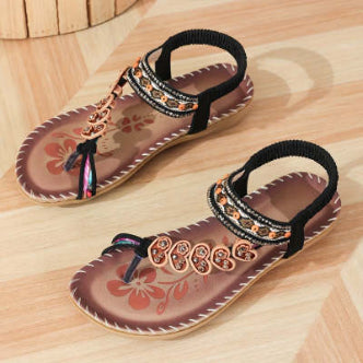 Bohemian Casual Sandalen mit Strass – Bild 6 | LuxeStyle