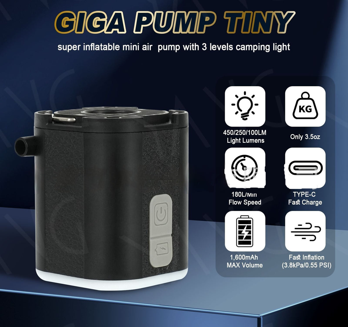 Mini tragbare Luftpumpe – Dual-Purpose – Bild 5 | LuxeStyle
