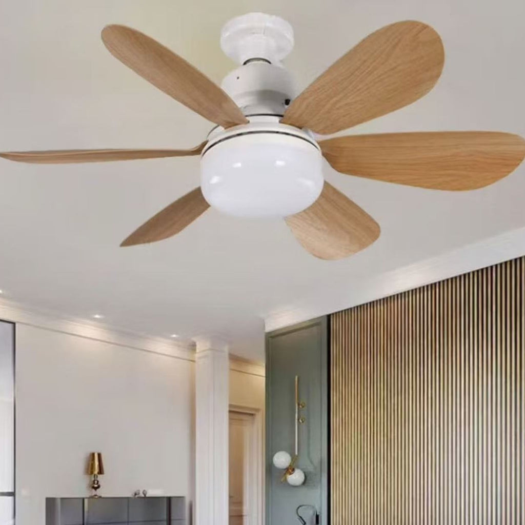 Stille Deckenlampe mit Holzfurnier für Esszimmer und Schlafzimmer