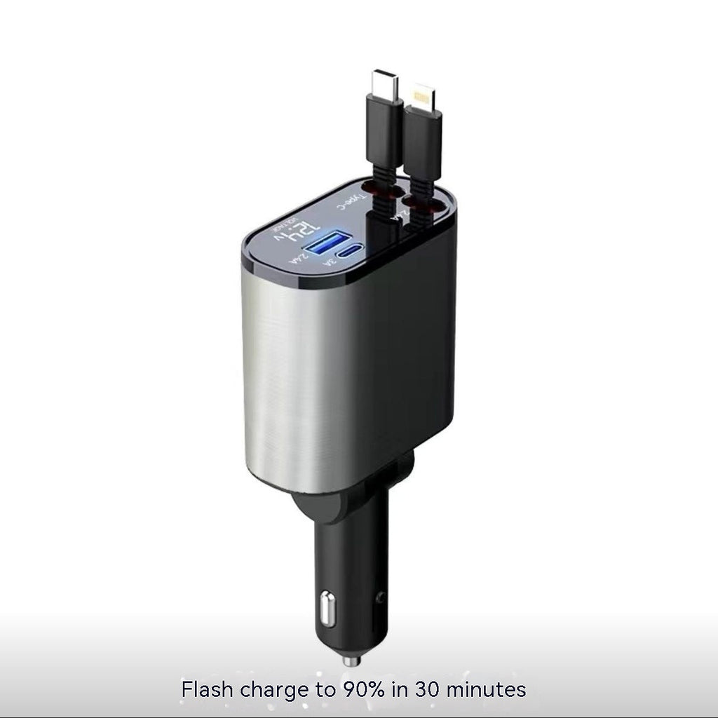 Automatisches 4-in-1 Schnellladekabel für unterwegs