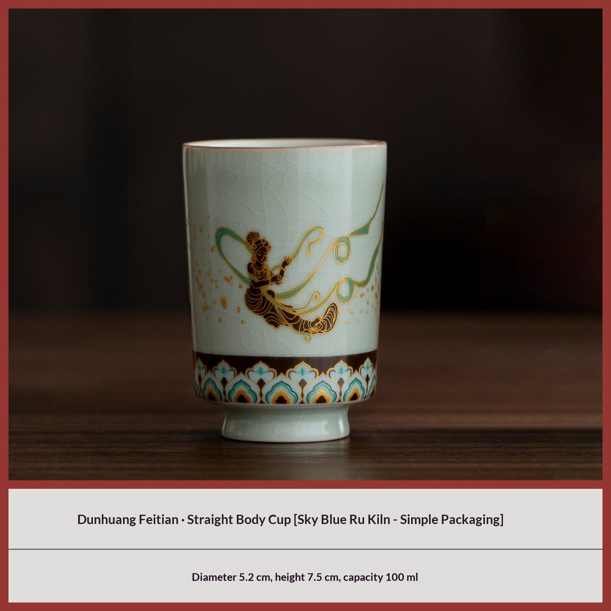 Keramiktasse Dunhuang Fliegende Apsaras – Bild 3 | LuxeStyle