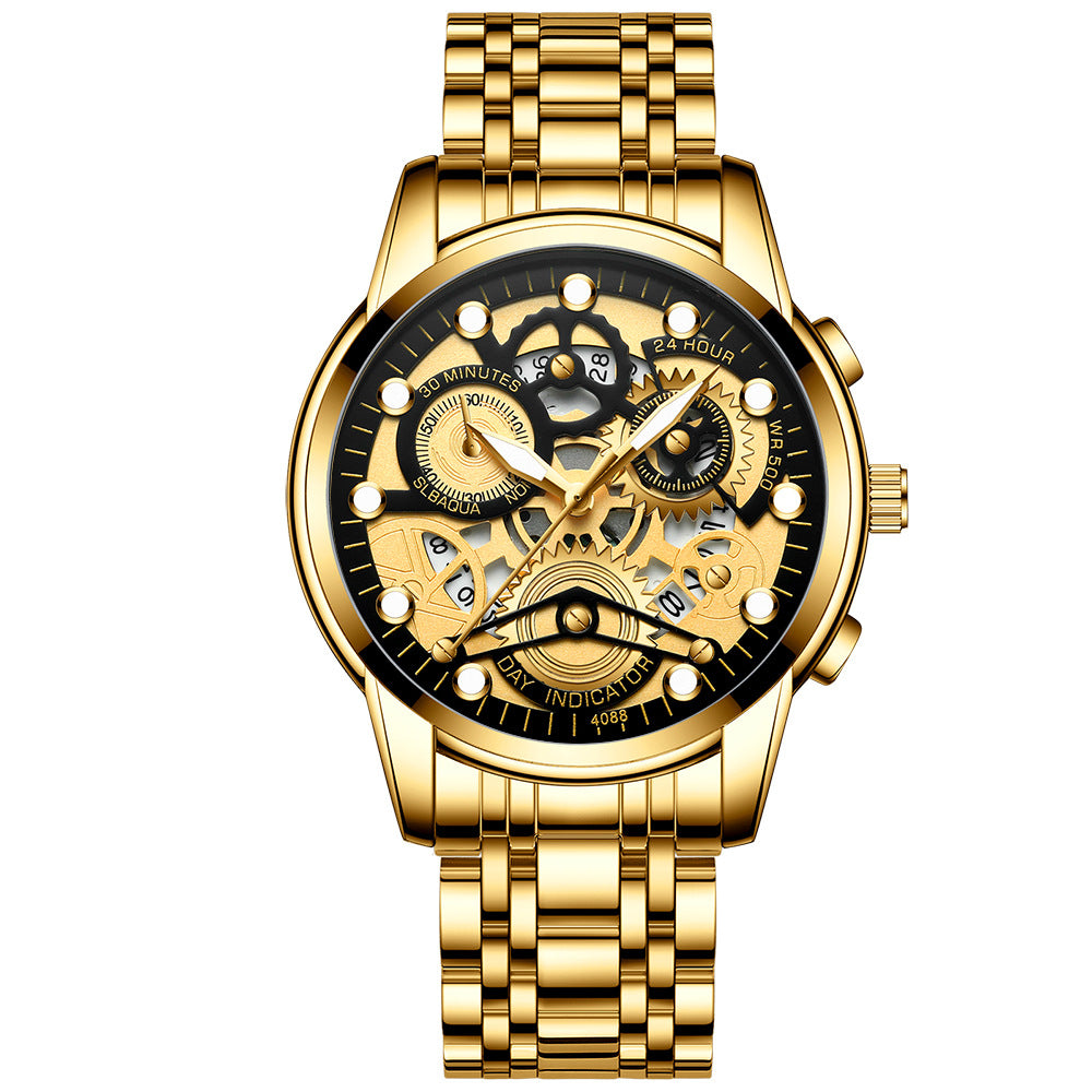 Quarz-Herrenuhr mit Leuchtanzeige – Bild 11 | LuxeStyle