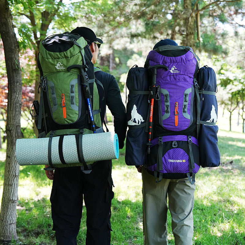 Männlicher Outdoor-Hiking-Rucksack 80L – Bild 6 | LuxeStyle