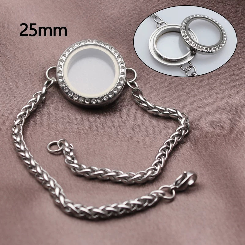 Armband mit doppelter Glasfassung – Bild 9 | LuxeStyle