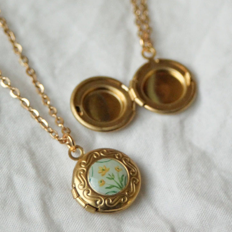 Herz-Hängeschmuck mit Fotoalbum