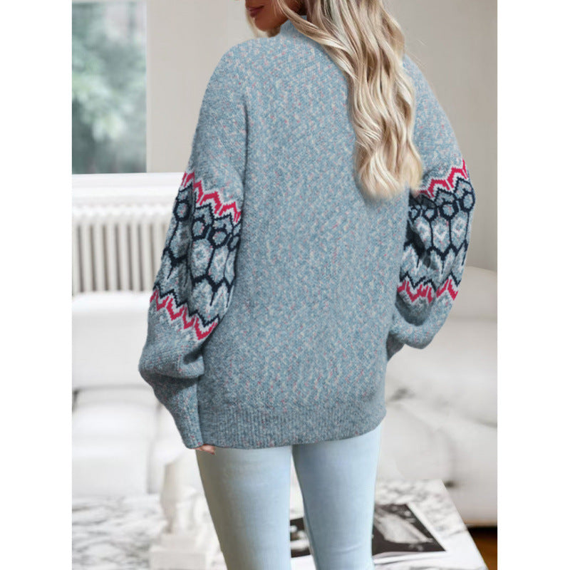 Schneeflocken-Pullover