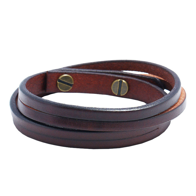 Retro Lederarmband für Männer – Bild 3 | LuxeStyle