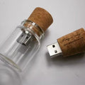 USB-Stick «Wunschflasche» aus Holz