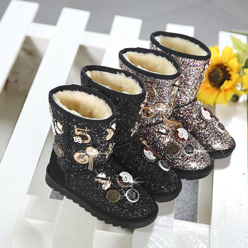Warme Anti-Rutsch Prinzessinnen Stiefel für Kinder – Bild 3 | LuxeStyle