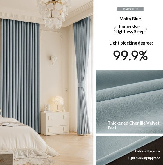Chenille-Vorhang «French-Style Luxe»