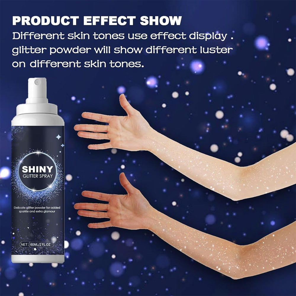 Glitzer Spray für Haar und Körper
