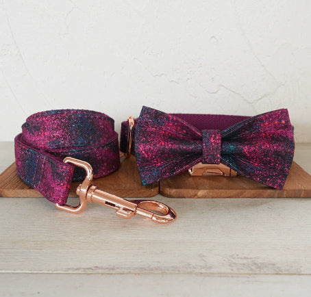 Leuchtendes Hundehalsband-Set 'Forest'