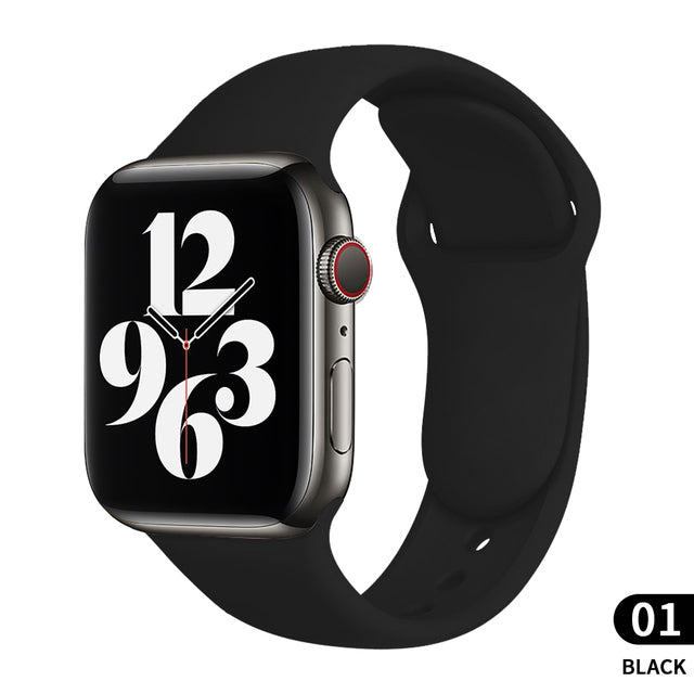 Silikon-Uhrarmband 41-45 mm – Schwarz, Weiss, Blau, Rot, Gelb, Grün – Bild 7 | LuxeStyle
