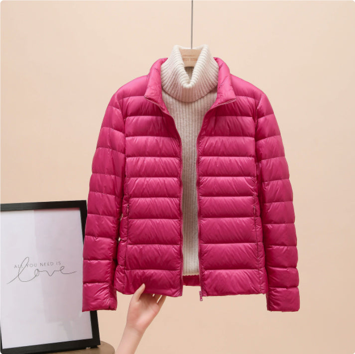 Leichte, kurze Daunenjacke für Damen