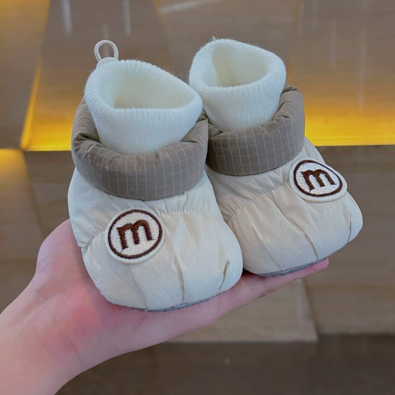 Baby Baumwollschuhe mit weicher Sohle