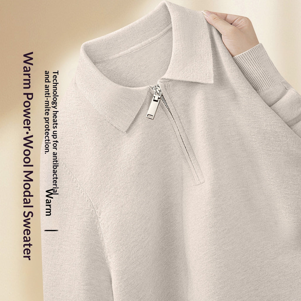 Woll-Modal-Pullover für Herren