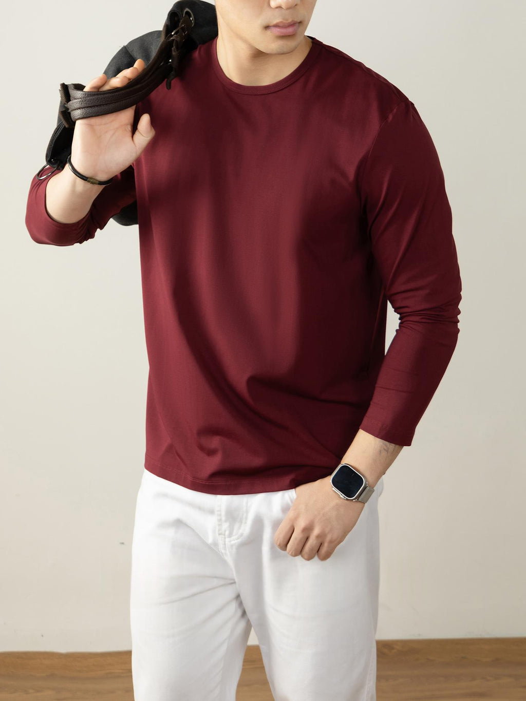 Langan Modal Langarmshirt für Herren