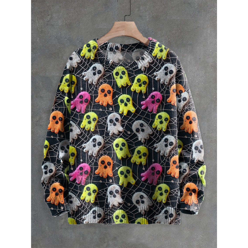 Herren-Sweatshirt mit Rundhals und Digitaldruck – Bild 5 | LuxeStyle