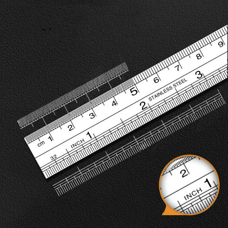 Gerades Edelstahl-Lineal (15, 20, 30, 50 cm)