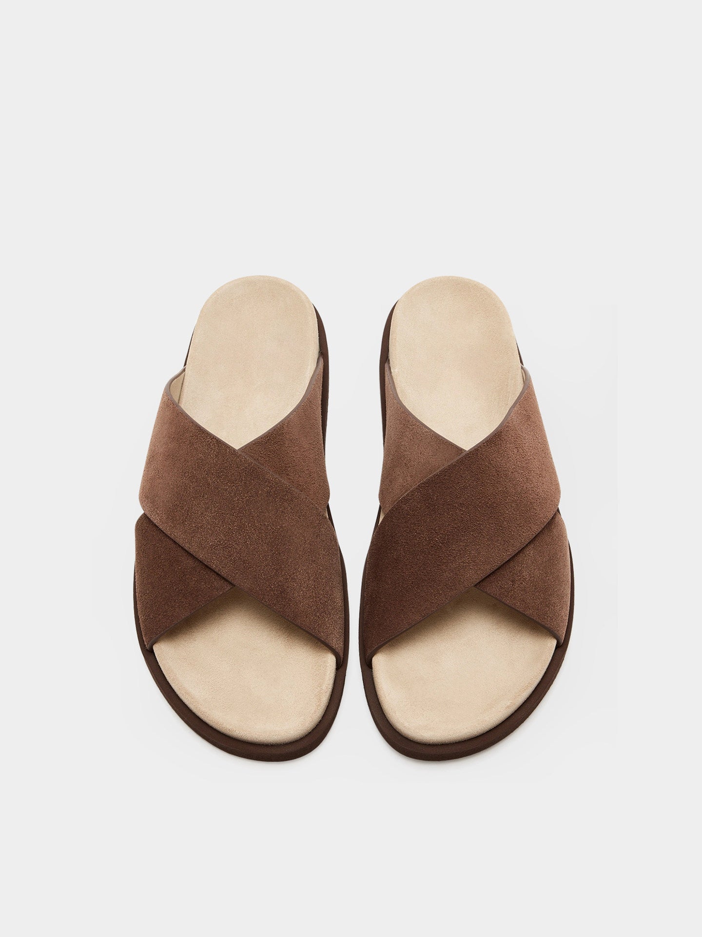 Herren Flip-Flops mit Wildleder-Optik