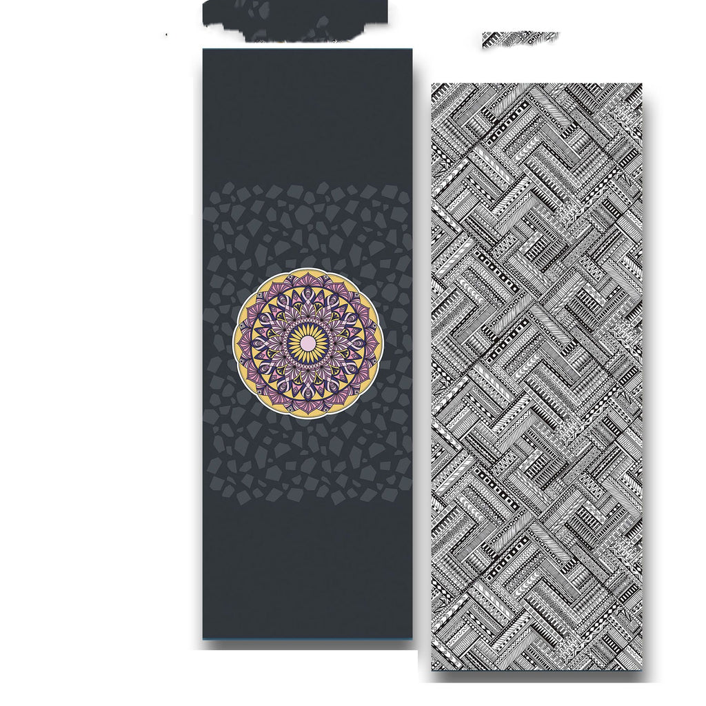 Yogamatten-Handtuch mit Mandala-Design