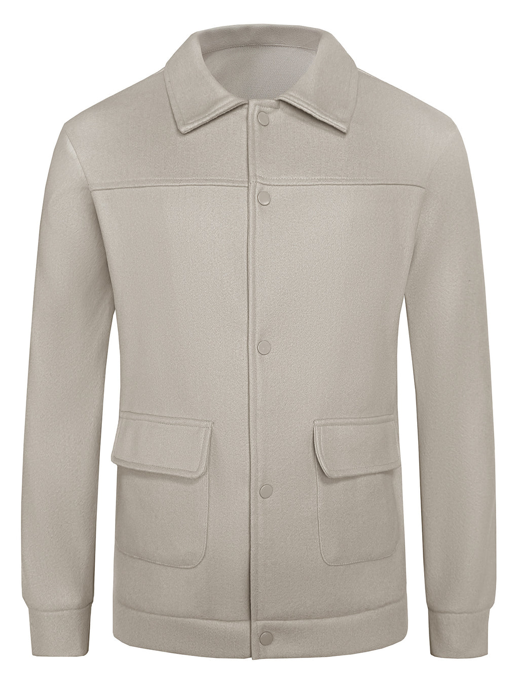 Freizeit-Wolljacke mit Revers für Herren – Bild 3 | LuxeStyle