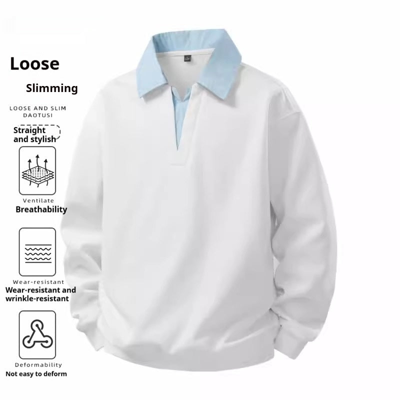 Lässiger Hoodie im Zweiteiler-Look für Herren