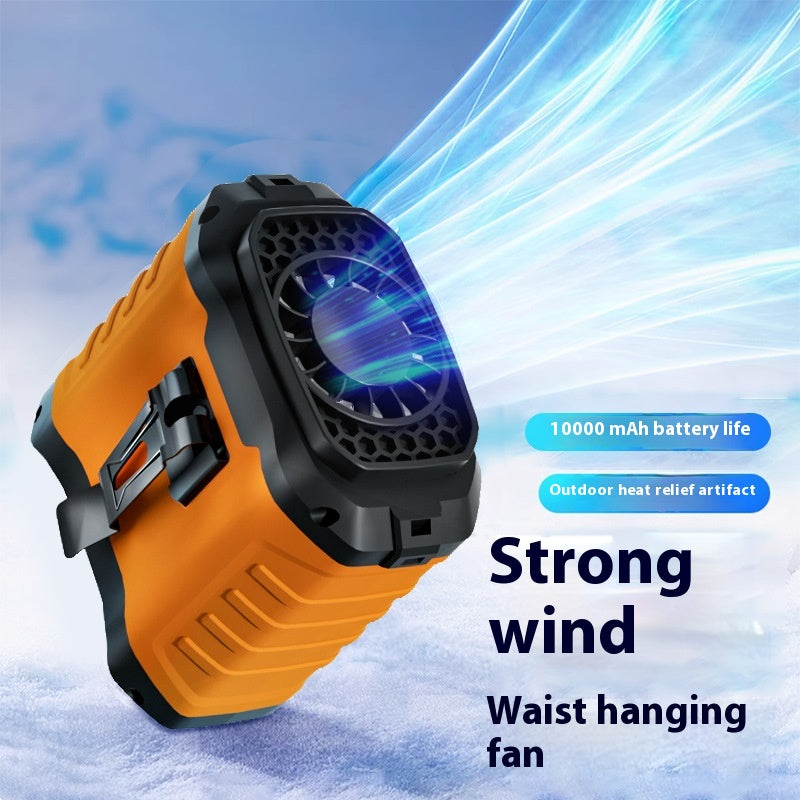 Tragbarer Clip-Ventilator mit Akku