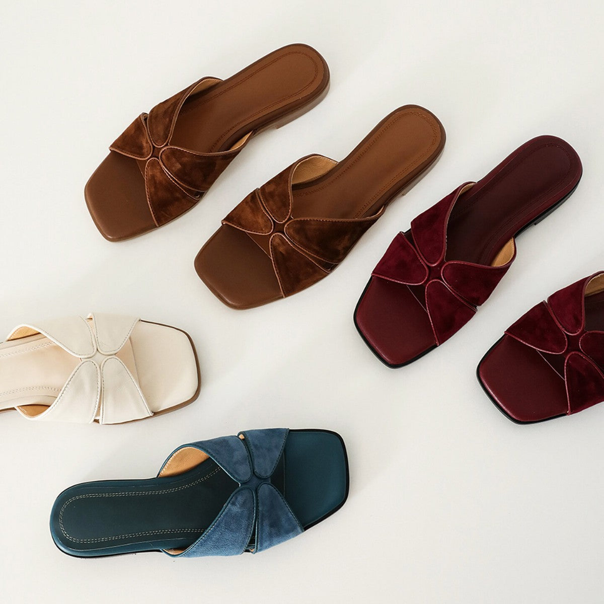 Bequeme Slip-on Sandalen im Feen-Stil
