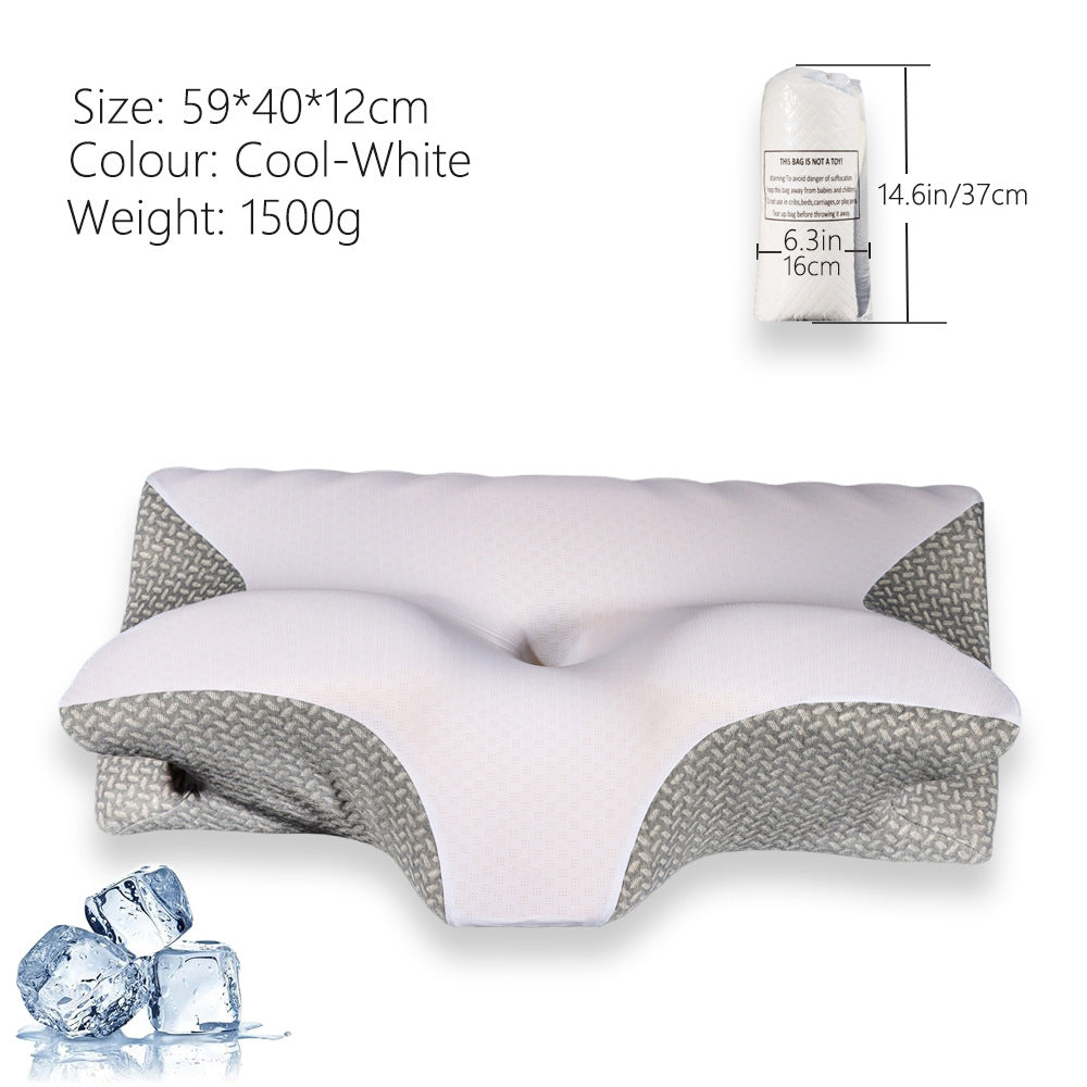 Memory-Schaum Kissen mit Nackenstütze – Bild 4 | LuxeStyle