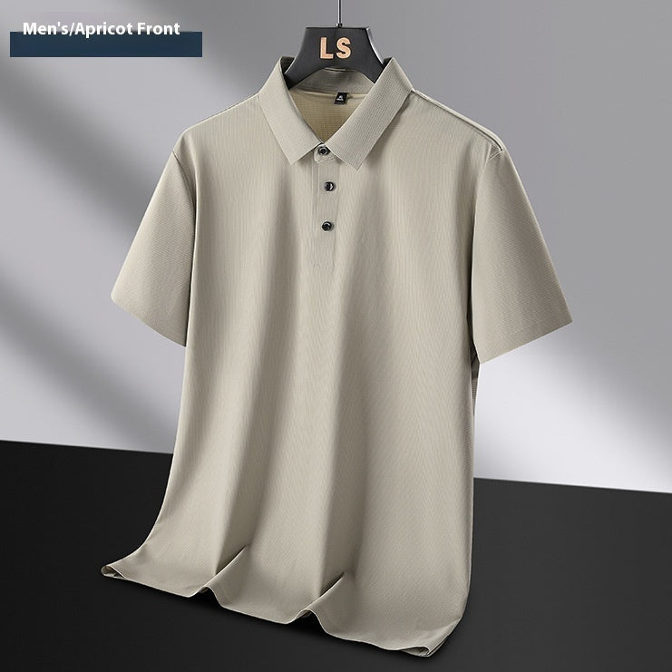 Herren Poloshirt aus Eisseide – Bild 6 | LuxeStyle