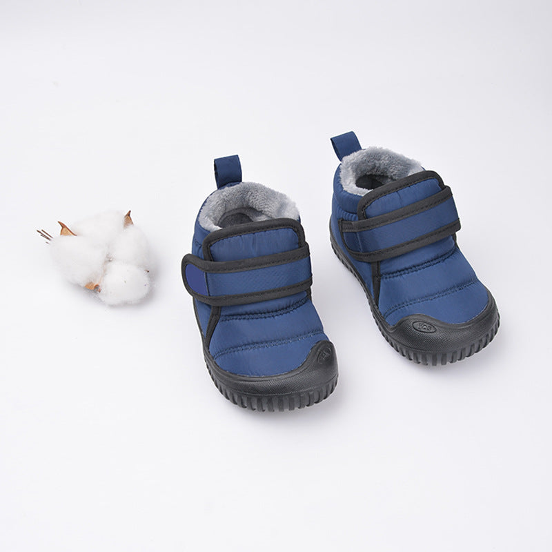 Warme Kinderschuhe mit Fleece-Futter