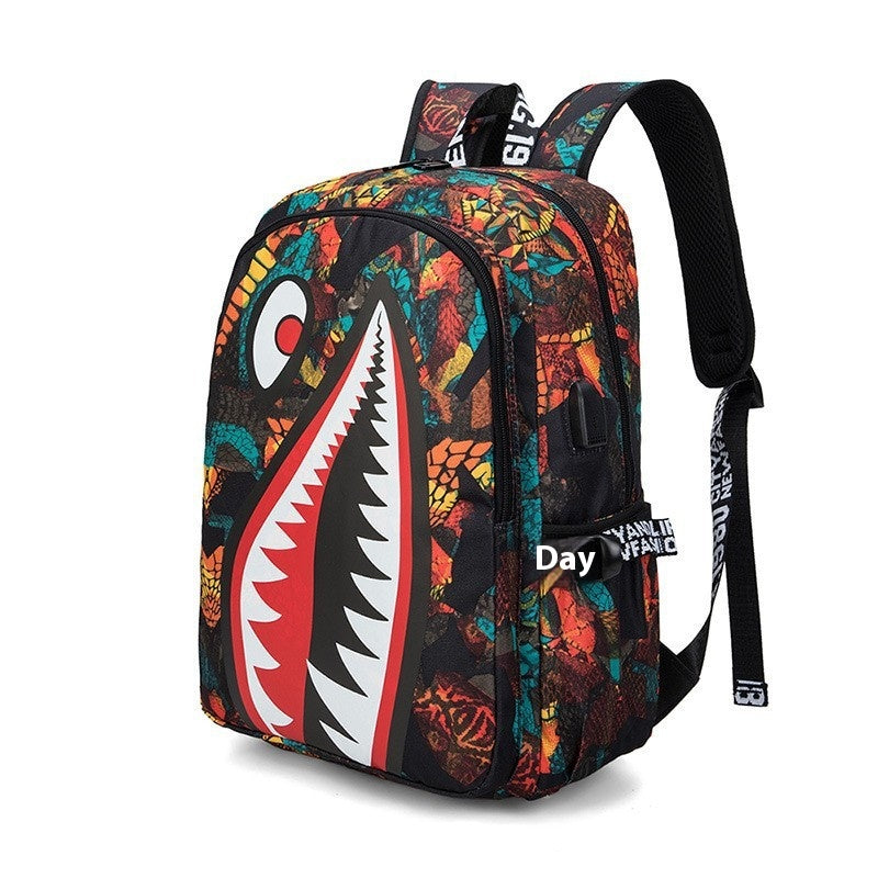 Leichter Rucksack mit personalisiertem Muster