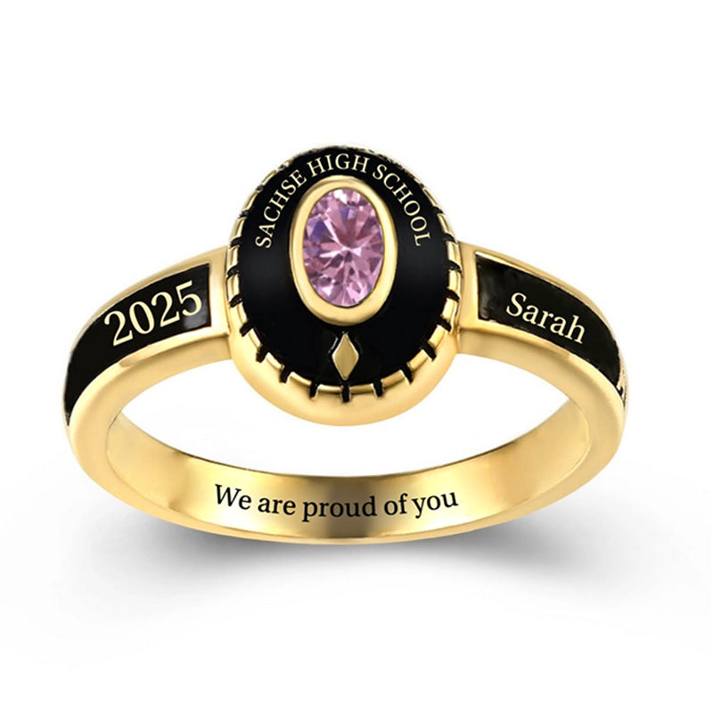 DIY Laser gravierter Geburtsstein-Ring