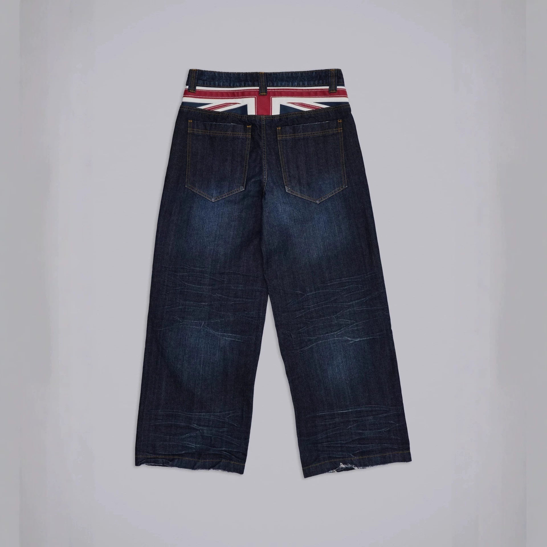 Vintage Patchwork Jeans für Herren