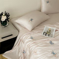 Sommer-Duvet mit Tencel und Stickerei