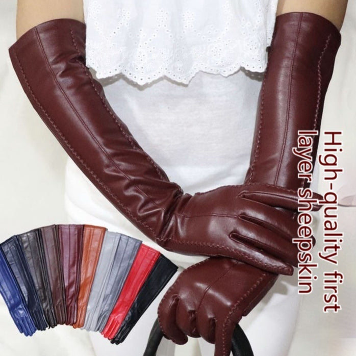 Lederhandschuhe mit Fleecefutter