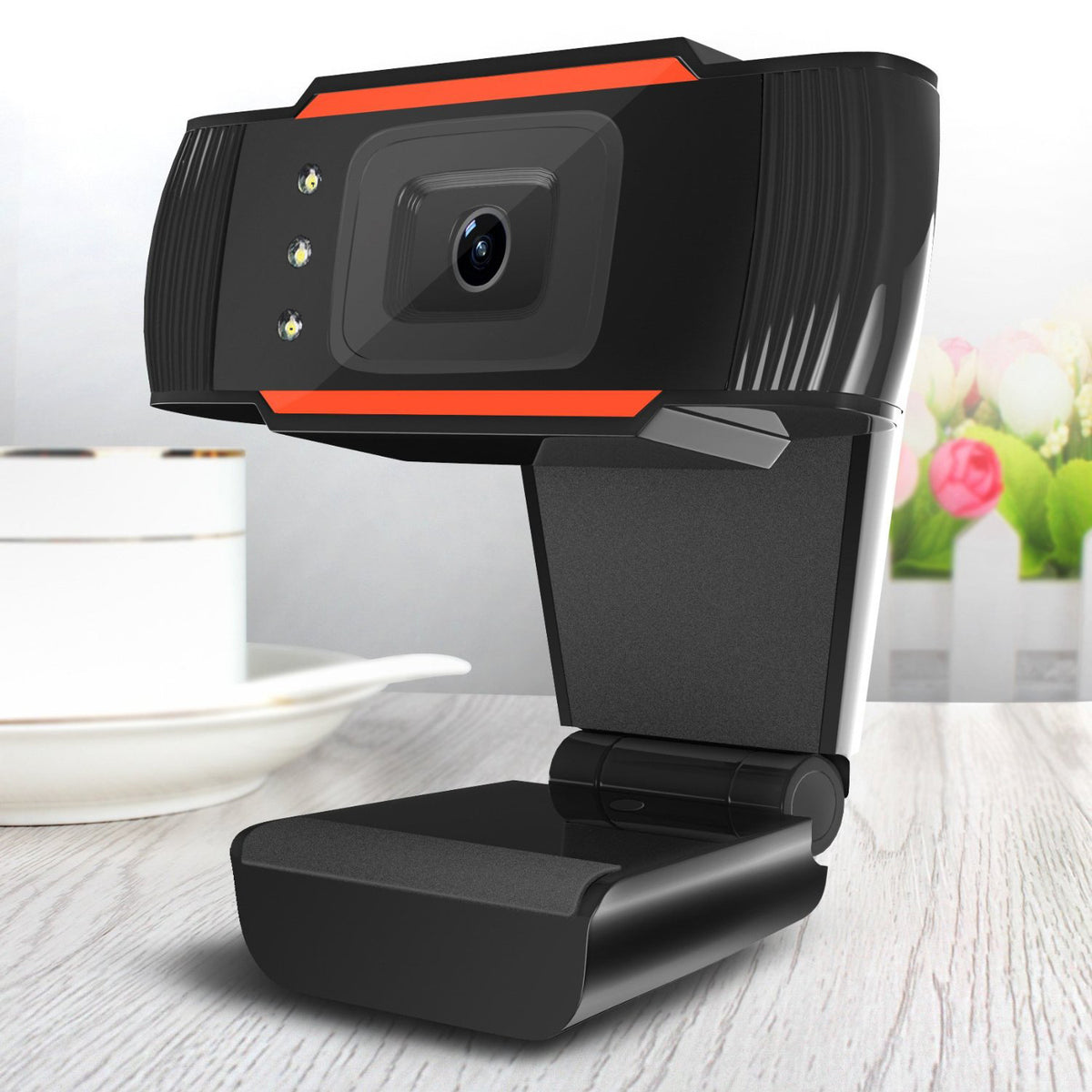 USB Webcam mit LED-Ringlicht – Bild 2 | LuxeStyle