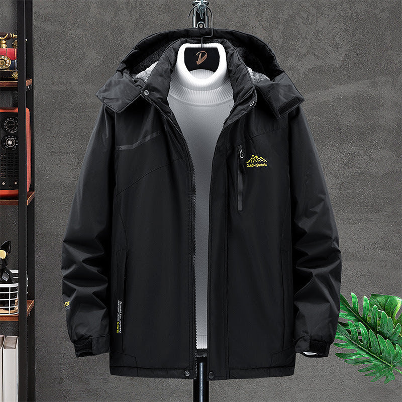 Herren Kapuzen-Windbreaker wasserdicht – Bild 10 | LuxeStyle
