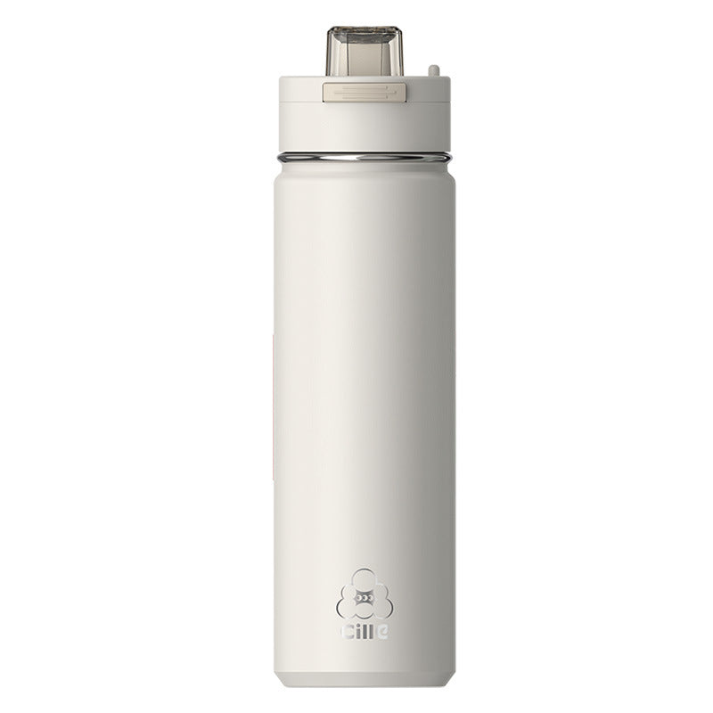 Thermowasserflasche mit Trageriemen