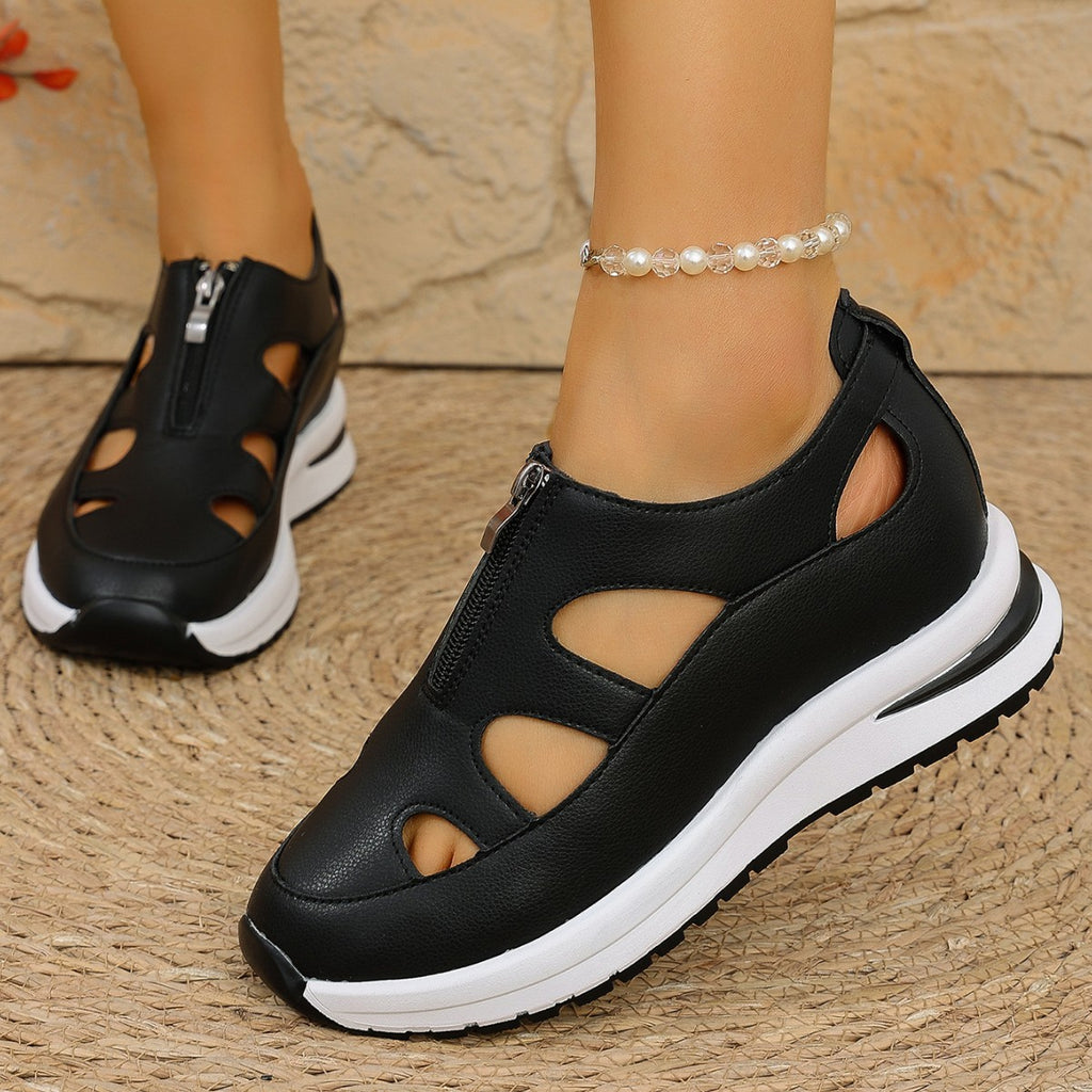 Baotou Chunky-Sohle Sandalen Damen