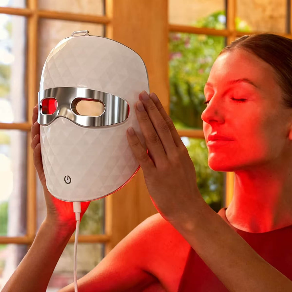 Rotlicht-Gesichtsmaske für weichere Haut – Ansicht 2