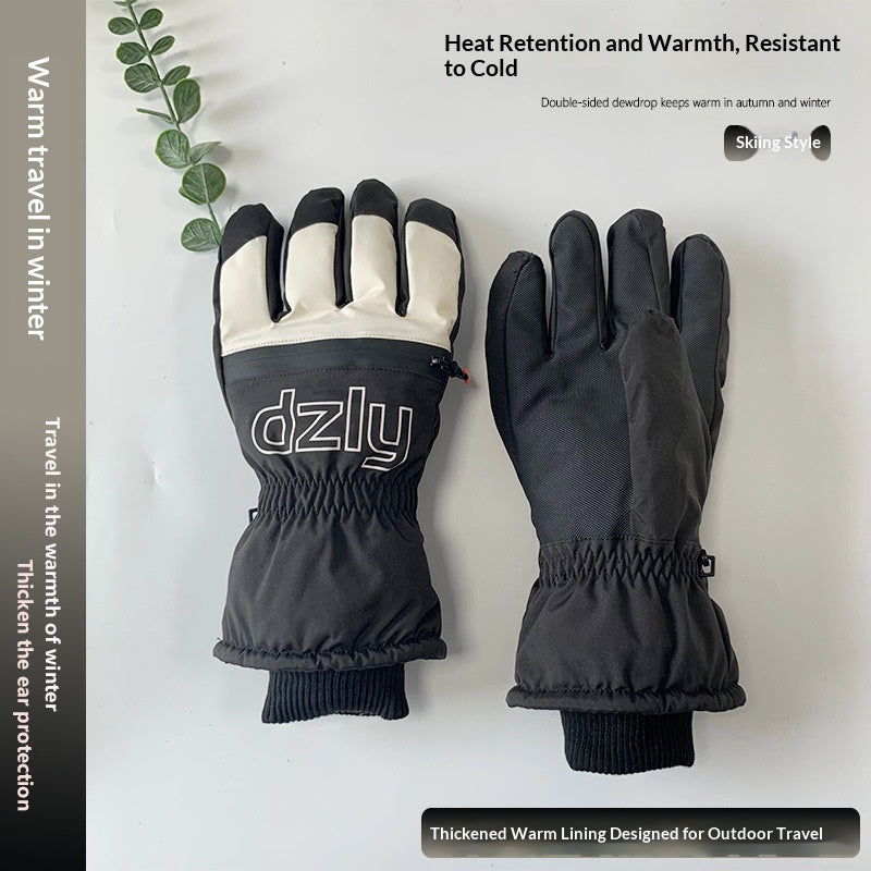 Warme Winter-Skihandschuhe mit Touchscreen