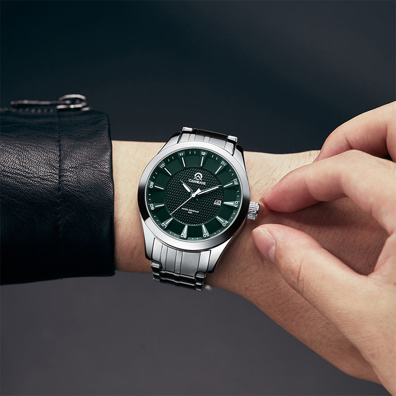 Business-Armbanduhr mit Kalender